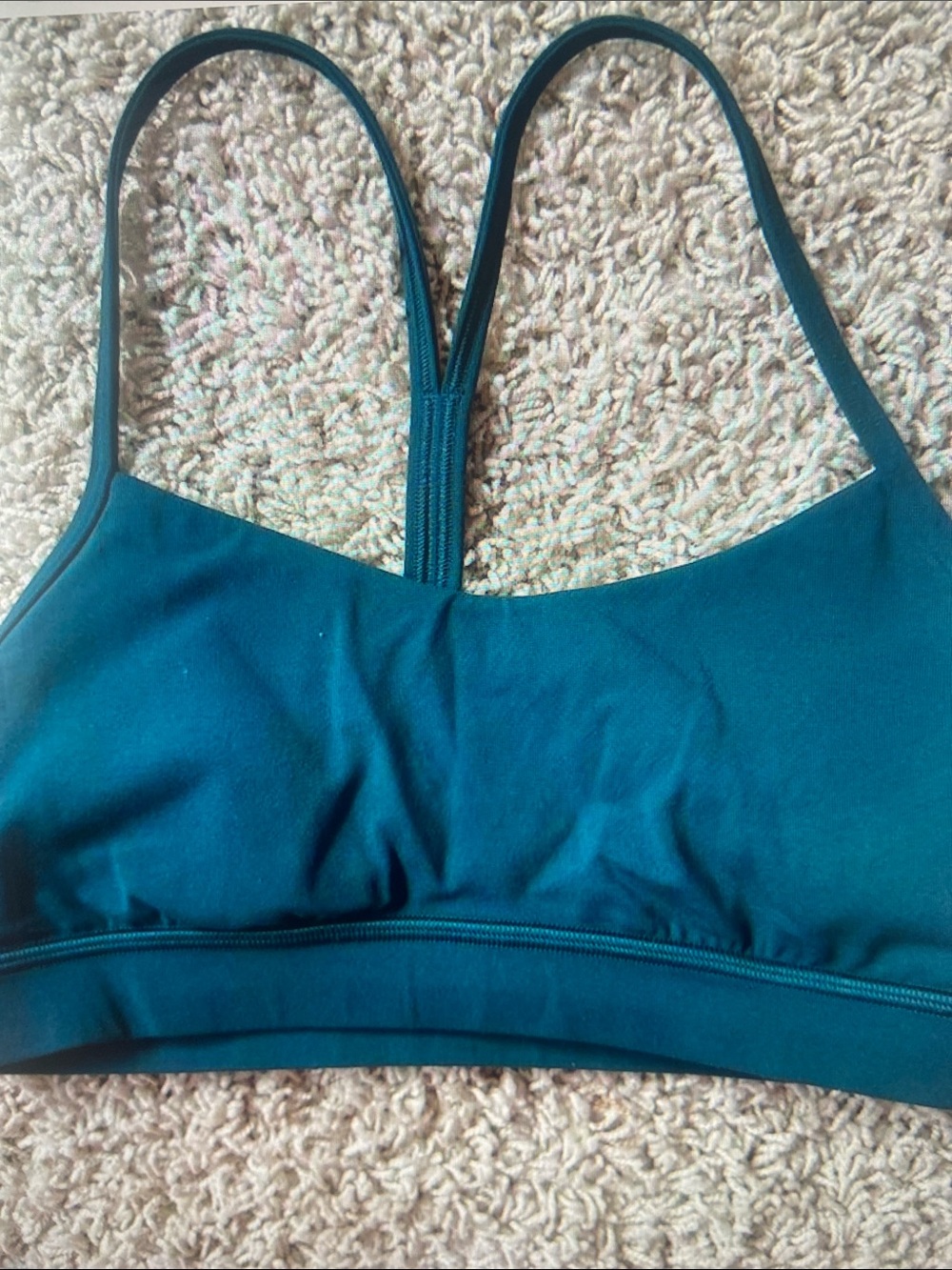 lululemon athletica Teal Strappy Sports Bra